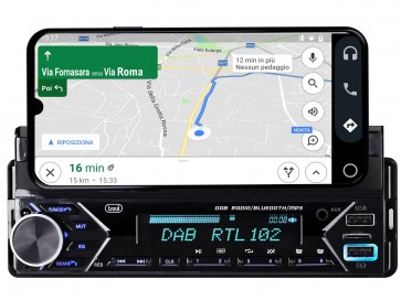 Trevi Smart ραδιο-MP3/BT/DAB+ αυτοκινήτου SCD-5753 DAB