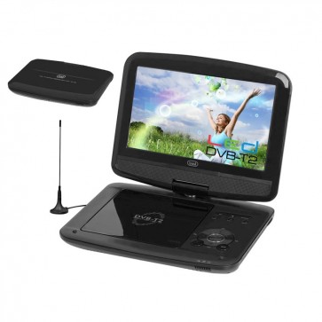 Φορητή τηλεόραση και DVD player με οθόνη 9" DVBX-1418 BK
