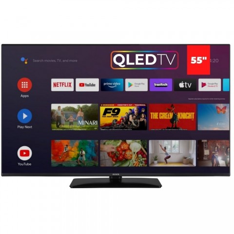 Aiwa Smart Τηλεόραση 55'' 4Κ UHD QLED QLED-855UHD-Slim HDR (2022)