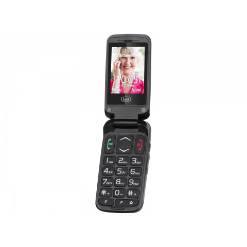 Trevi Kινητό τηλέφωνο για ηλικιωμένους με μεγάλα πλήκτρα FLEX 50 C FLIP Black
