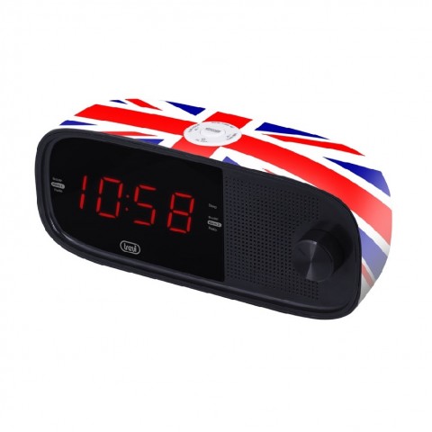 Ράδιο-Ρολόι FM Ρεύματος RC-853D UK FLAG​